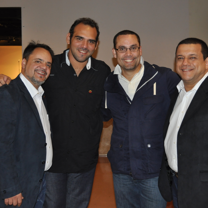 Amilcar Rivero, Jorge Glem and Emilio Lovera 